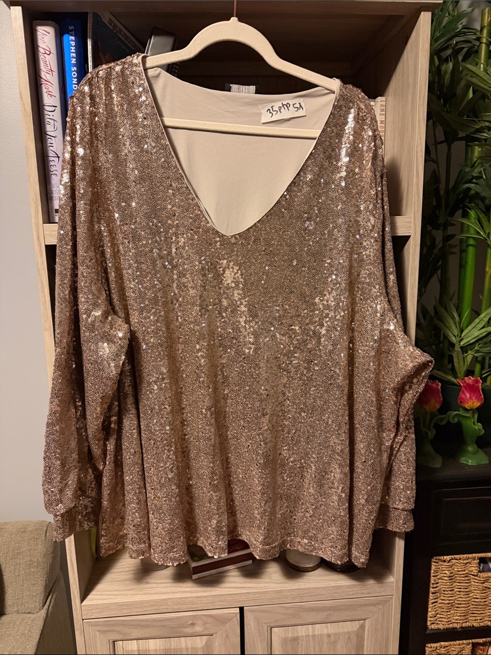 Layne Bryant Sequin V-Neck
